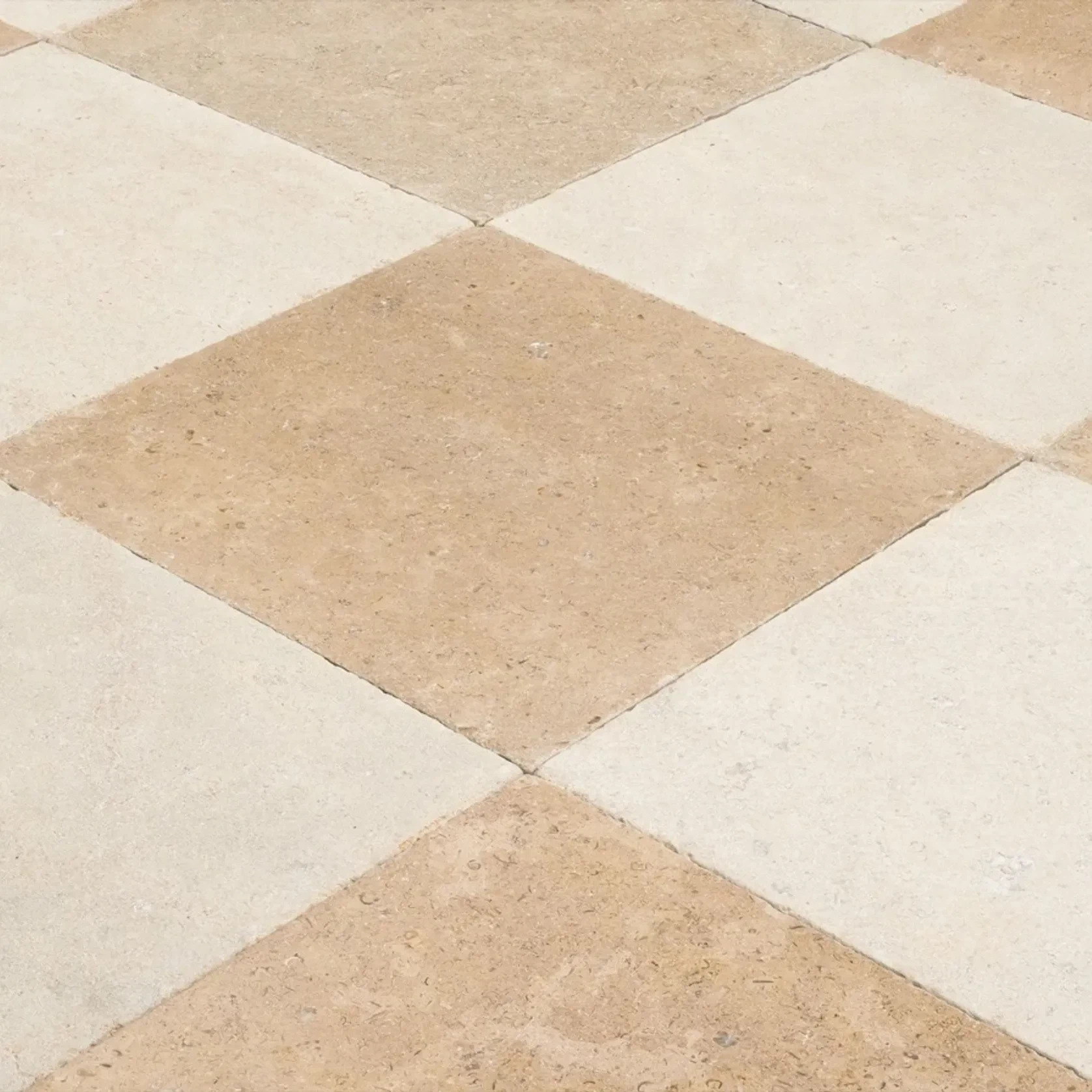 Terra Rosa Limestone Checkerboard Tiles gallery detail image