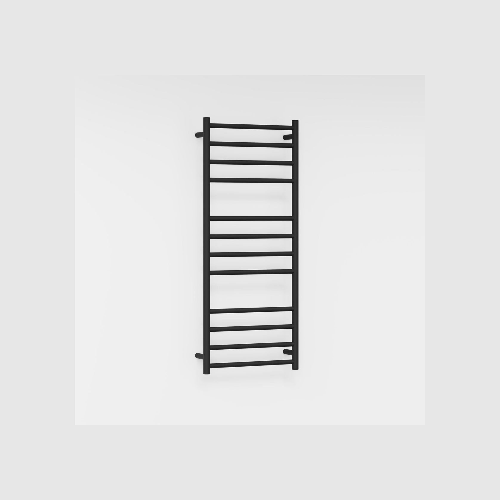 Round Heated Towel Ladder 1200x500mm gallery detail image