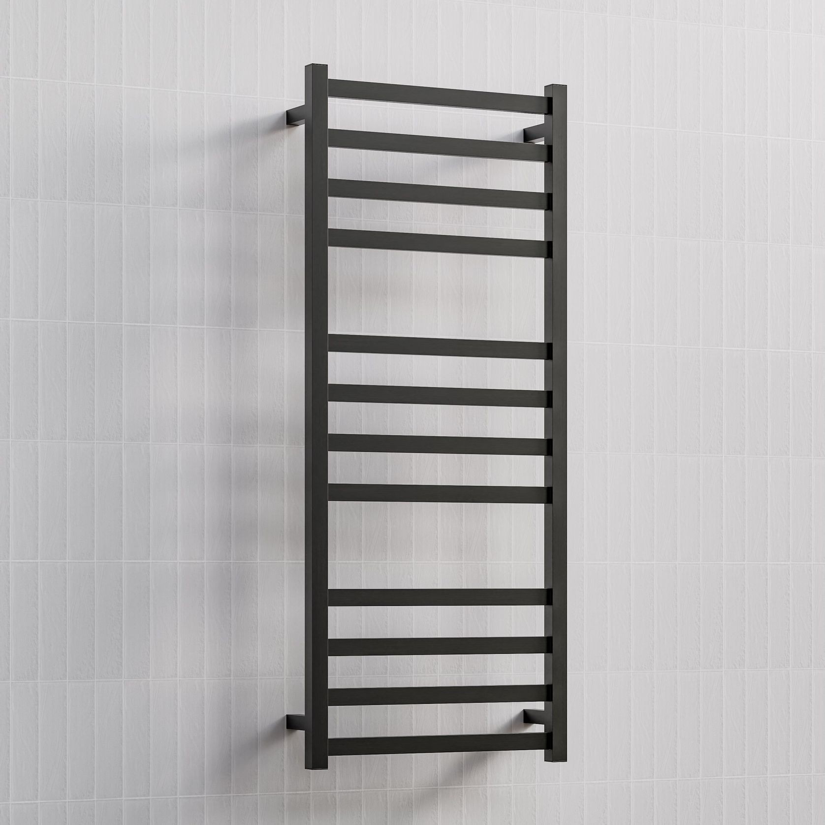 Square Heated Towel Ladder 1200x500mm gallery detail image