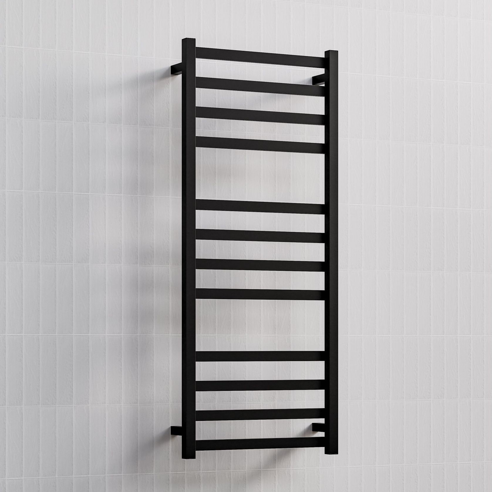 Square Heated Towel Ladder 1200x500mm gallery detail image
