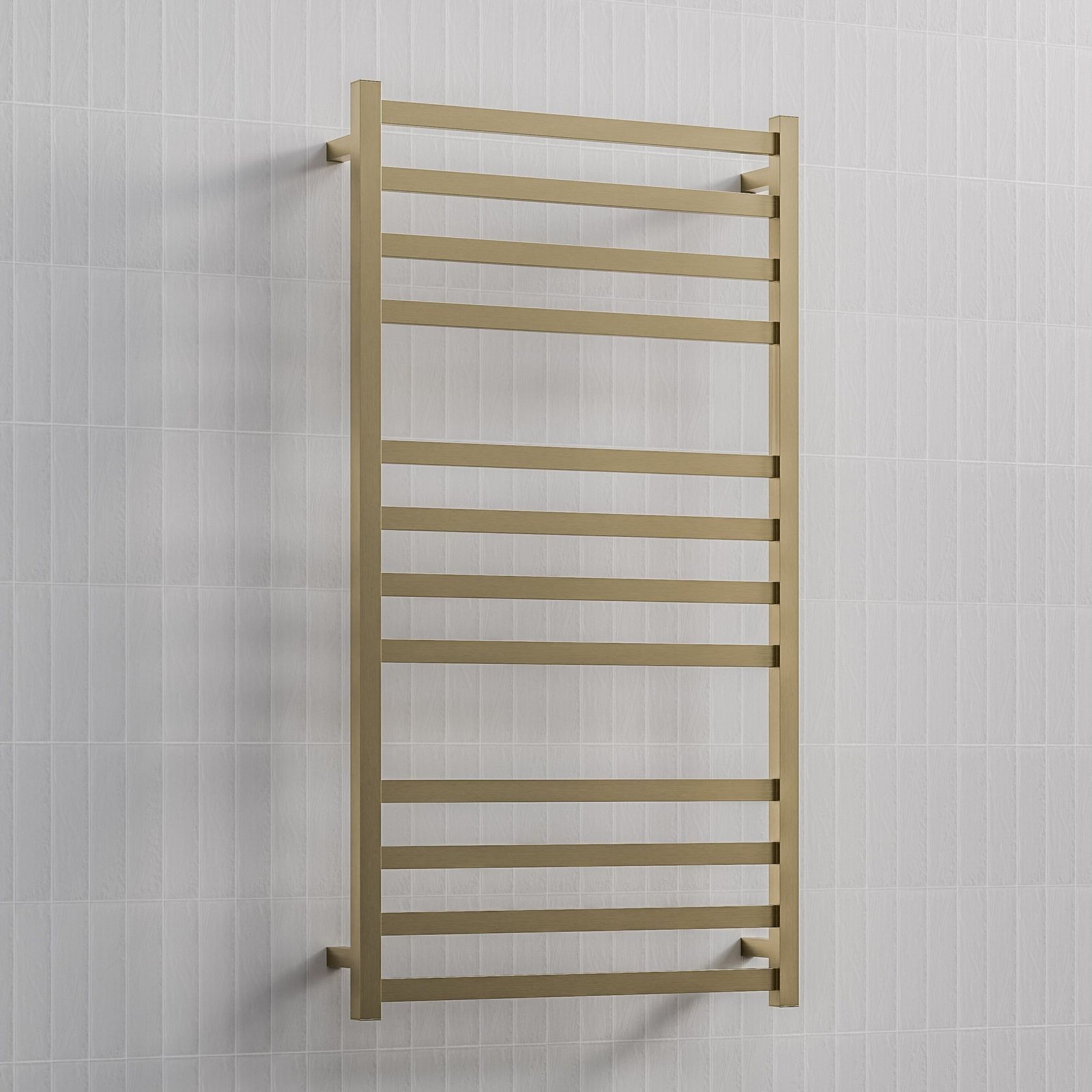 Square Heated Towel Ladder 1200x650mm gallery detail image