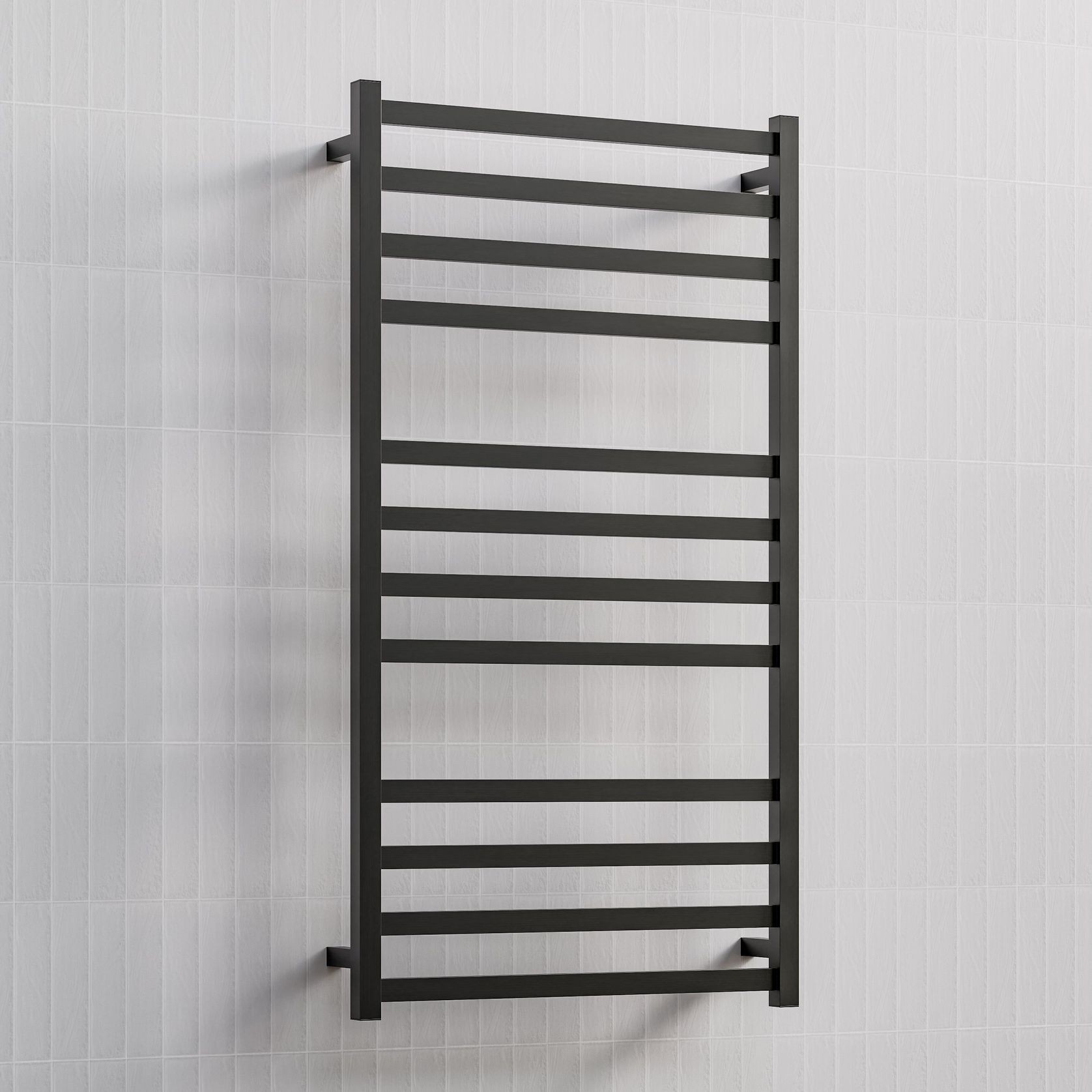 Square Heated Towel Ladder 1200x650mm gallery detail image