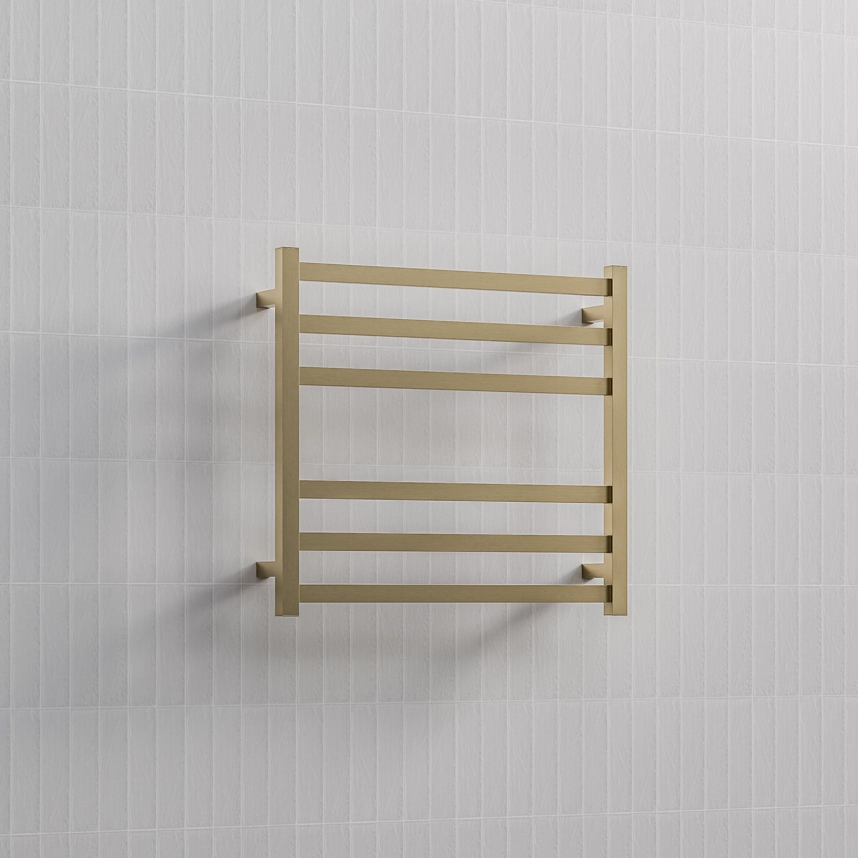 Square Heated Towel Ladders 600x650mm gallery detail image