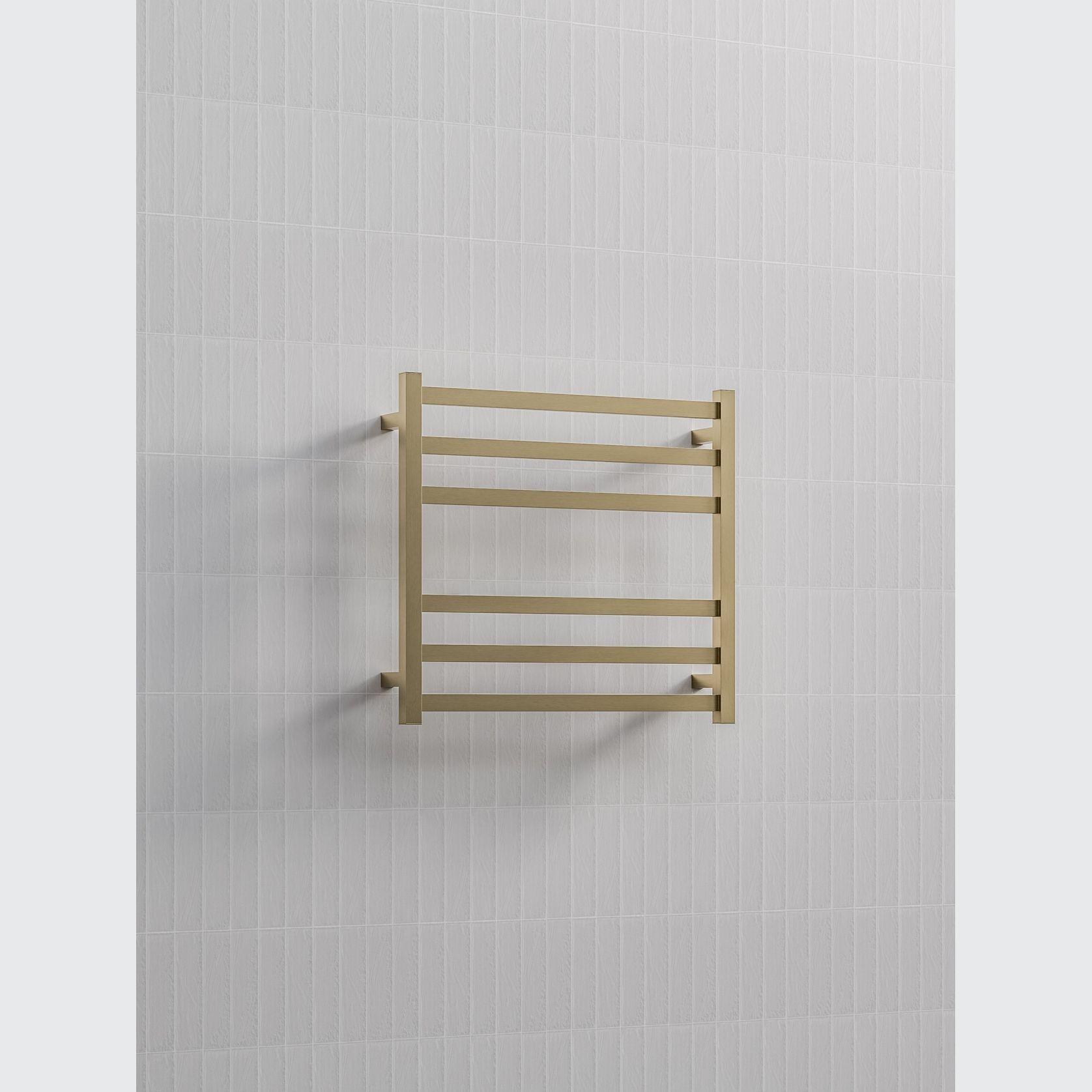 Square Heated Towel Ladders 600x650mm gallery detail image