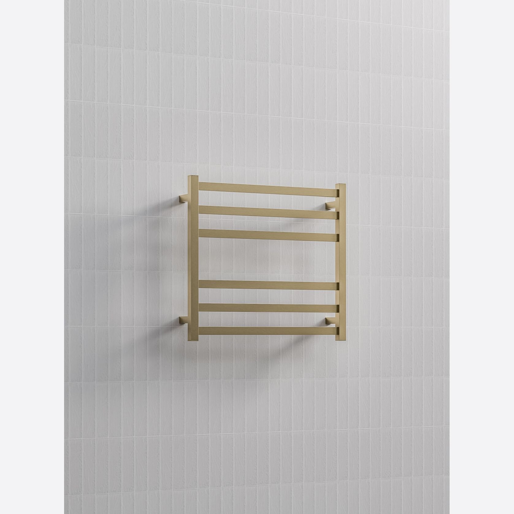 Square Heated Towel Ladders 600x650mm gallery detail image