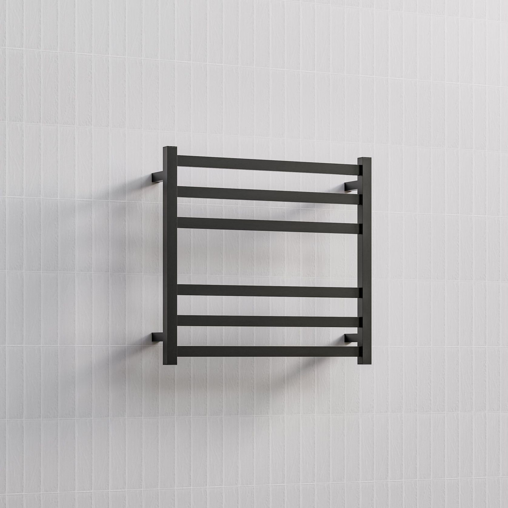 Square Heated Towel Ladders 600x650mm gallery detail image