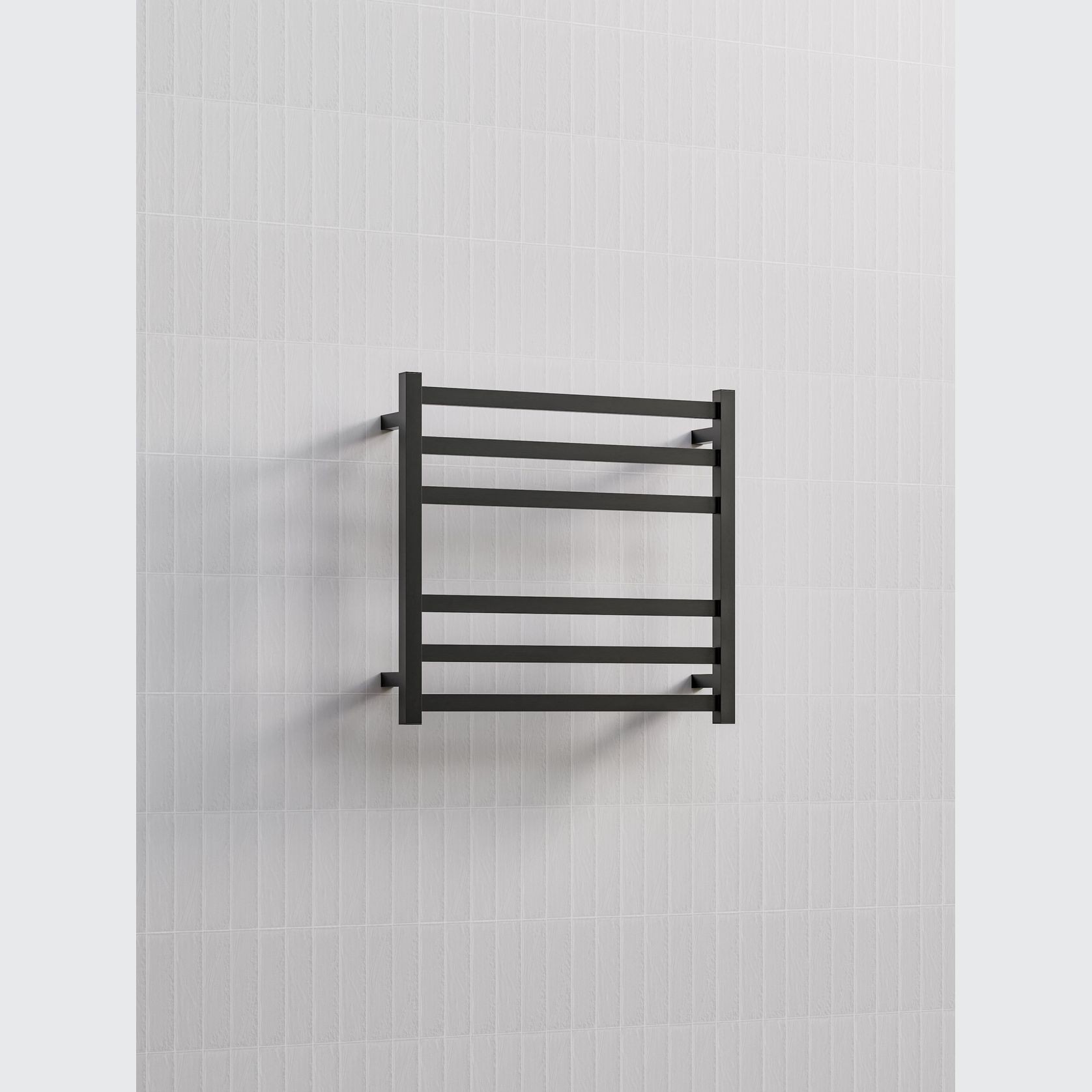 Square Heated Towel Ladders 600x650mm gallery detail image