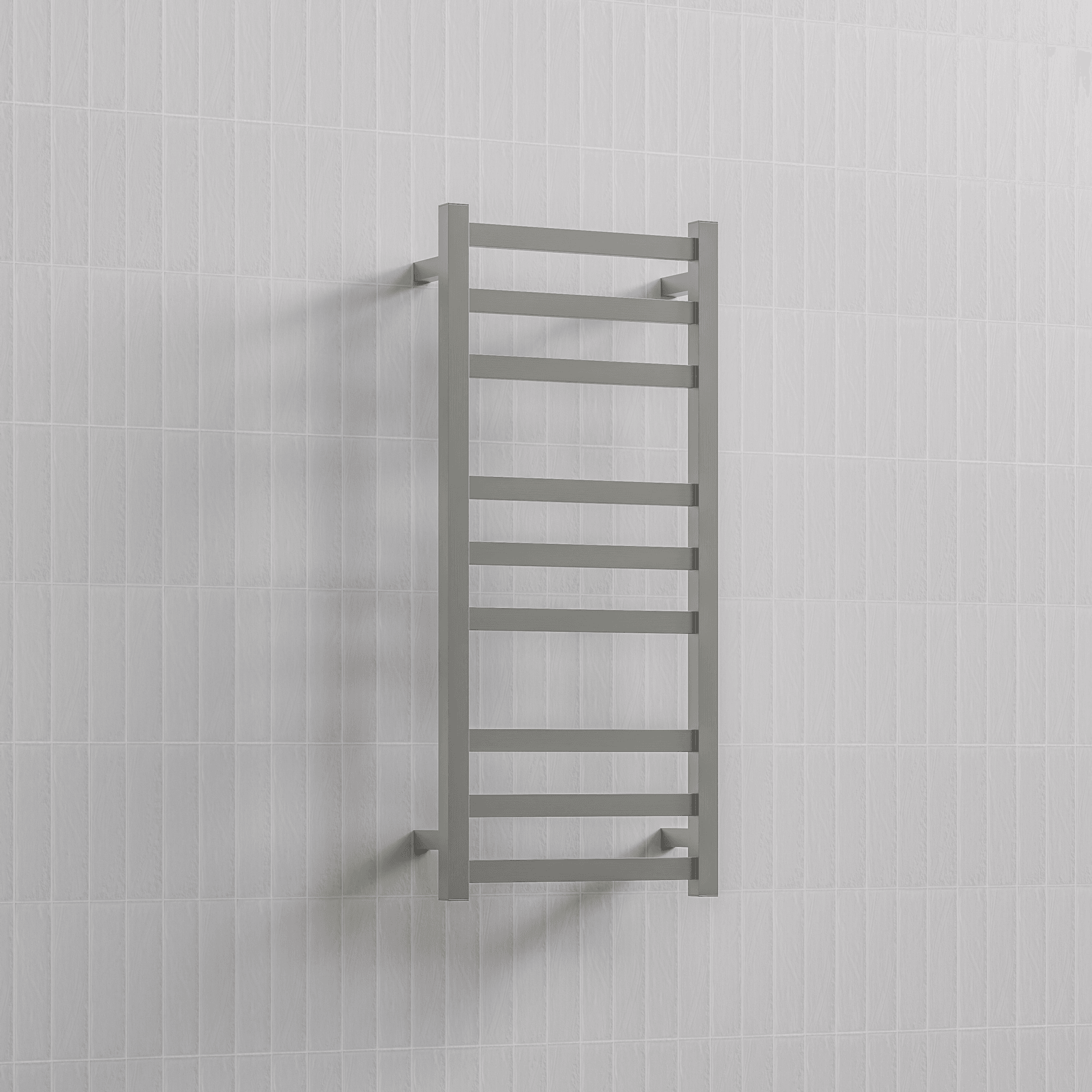 Square Heated Towel Ladder 900x400mm gallery detail image