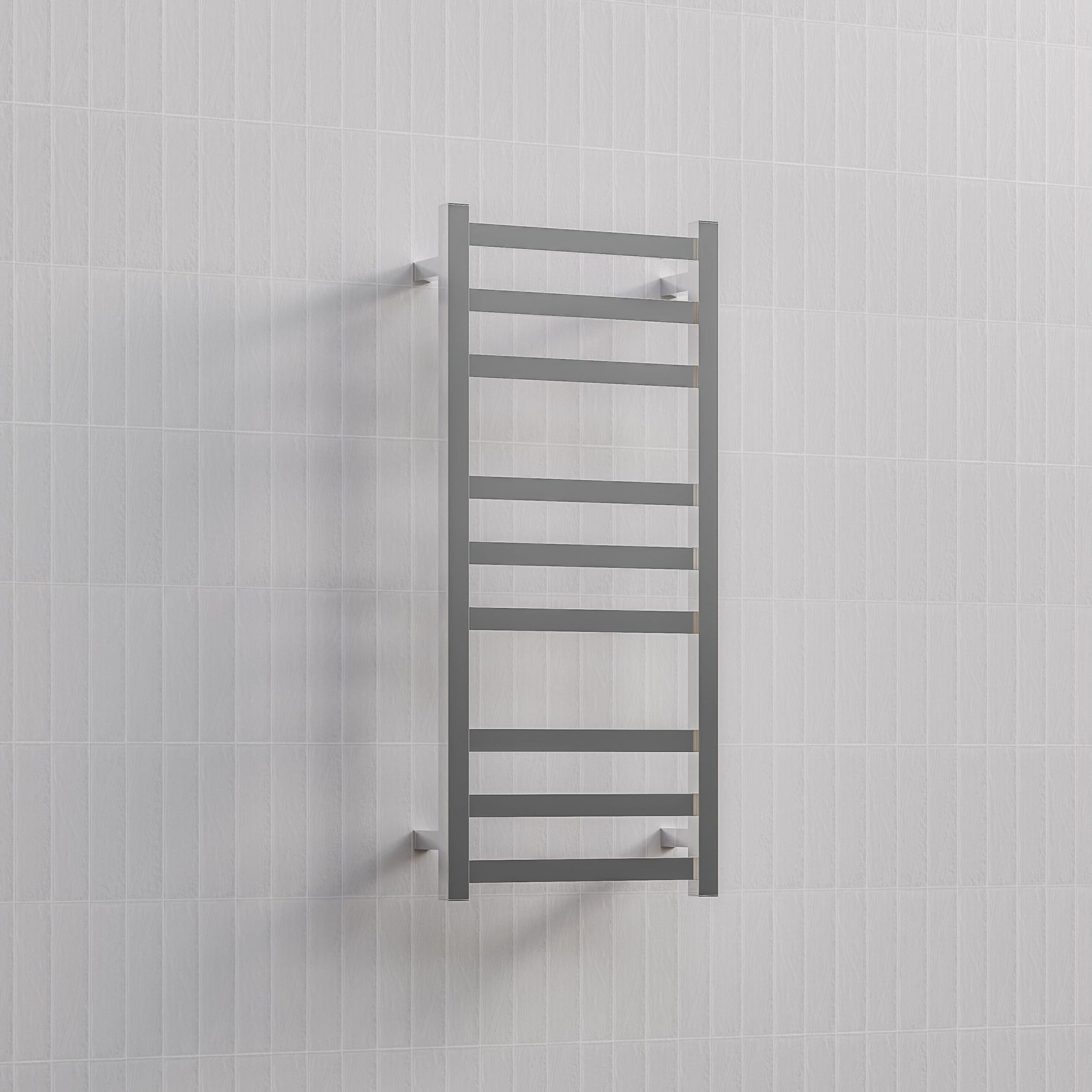 Square Heated Towel Ladder 900x400mm gallery detail image