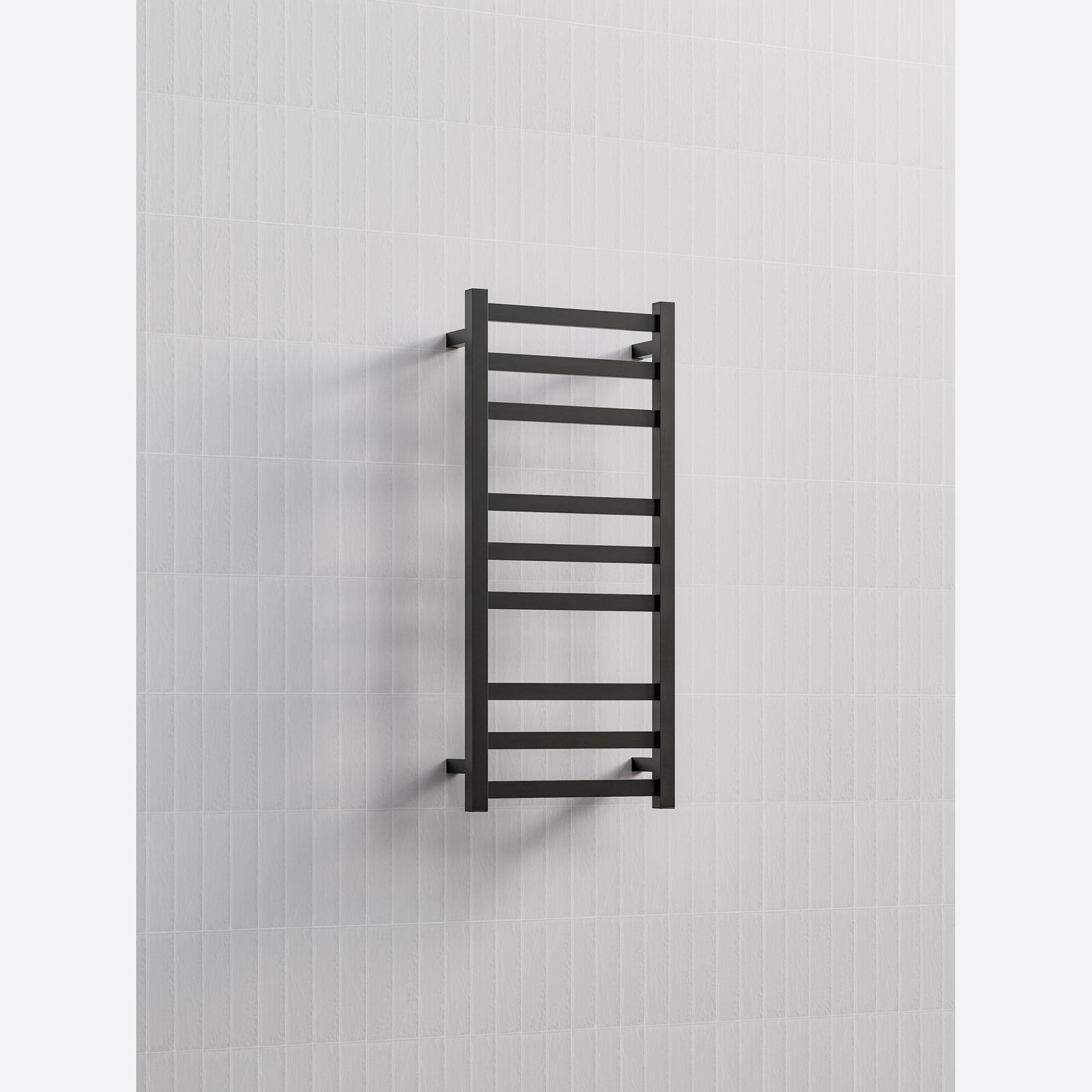 Square Heated Towel Ladder 900x400mm gallery detail image