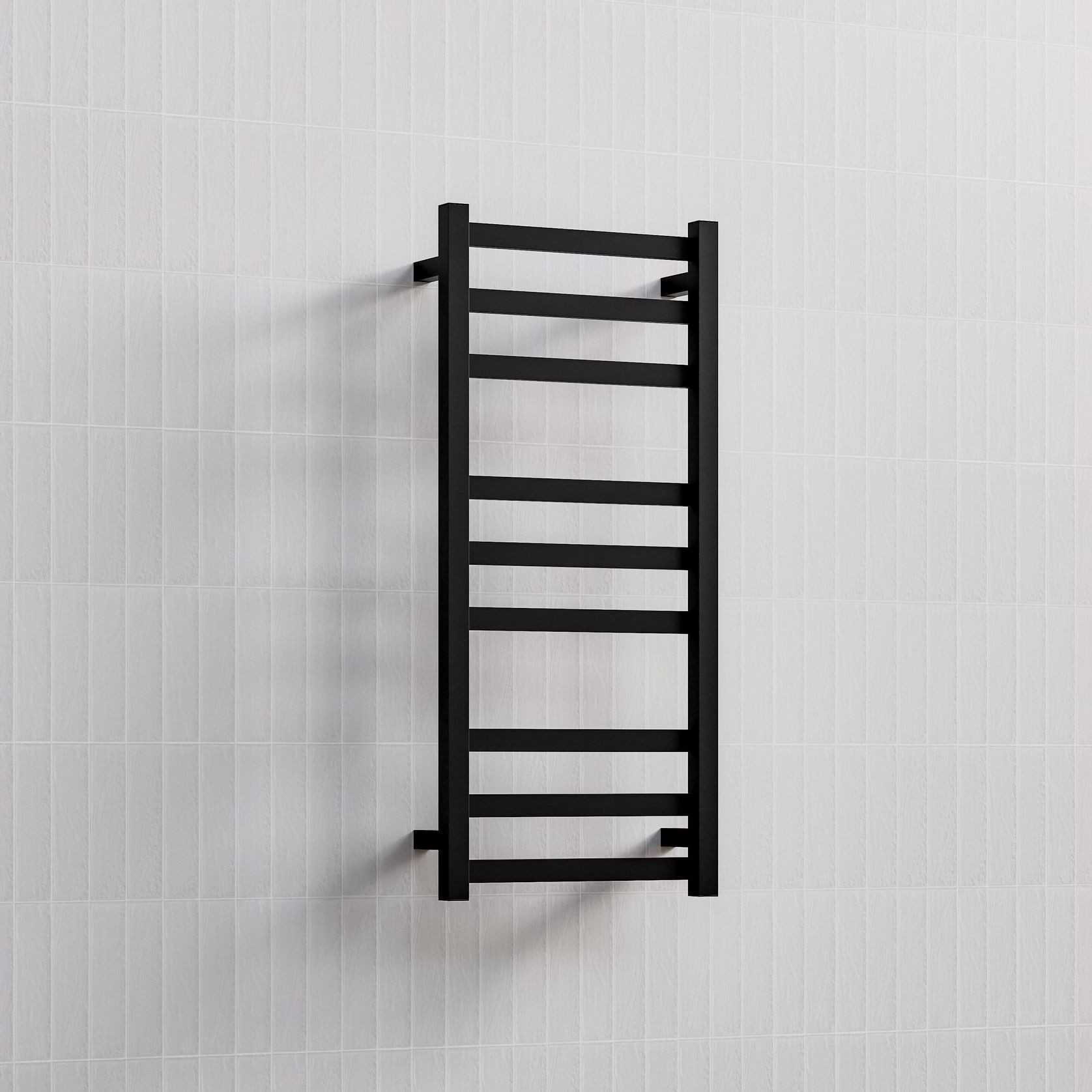 Square Heated Towel Ladder 900x400mm gallery detail image