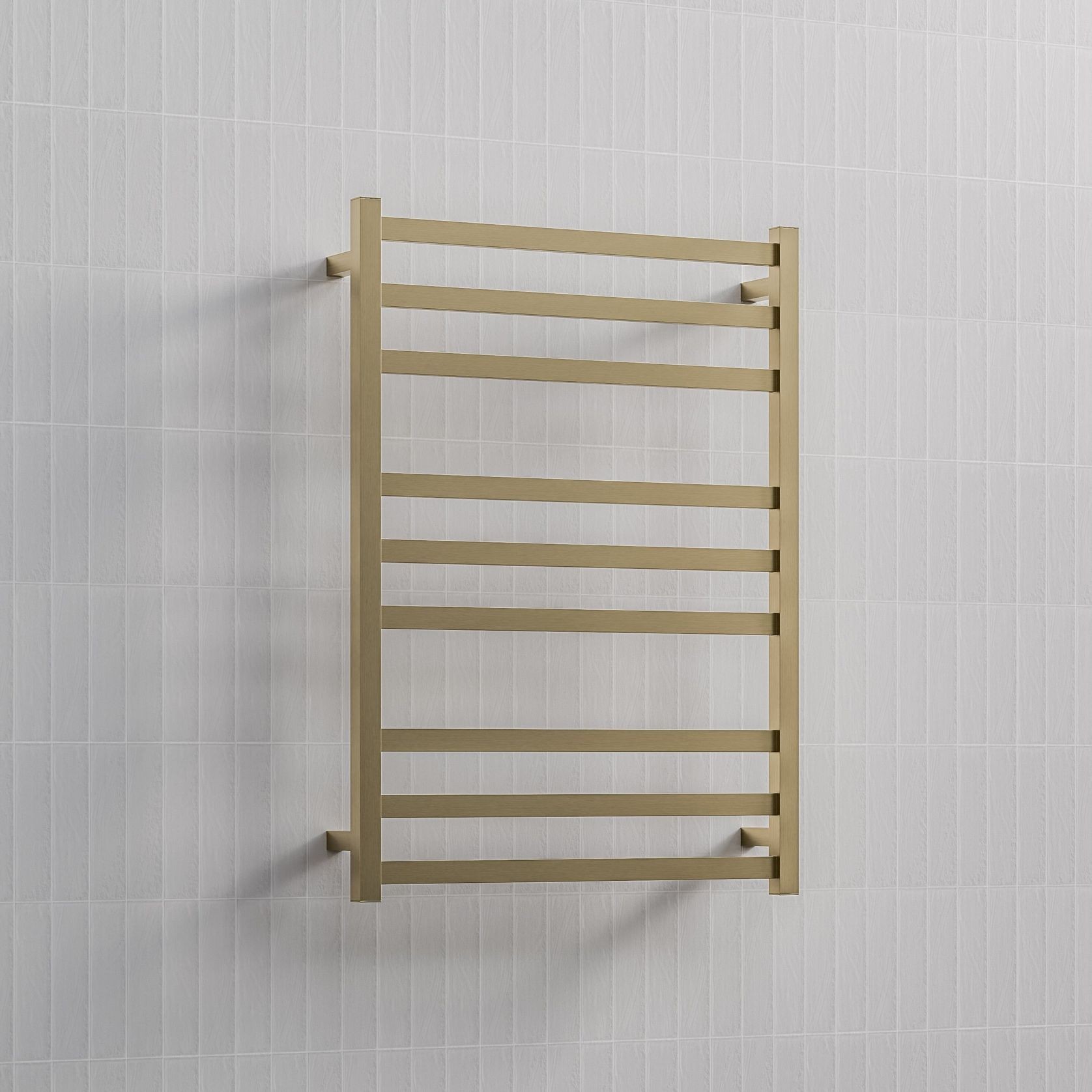 Square Heated Towel Ladder 900x650mm gallery detail image