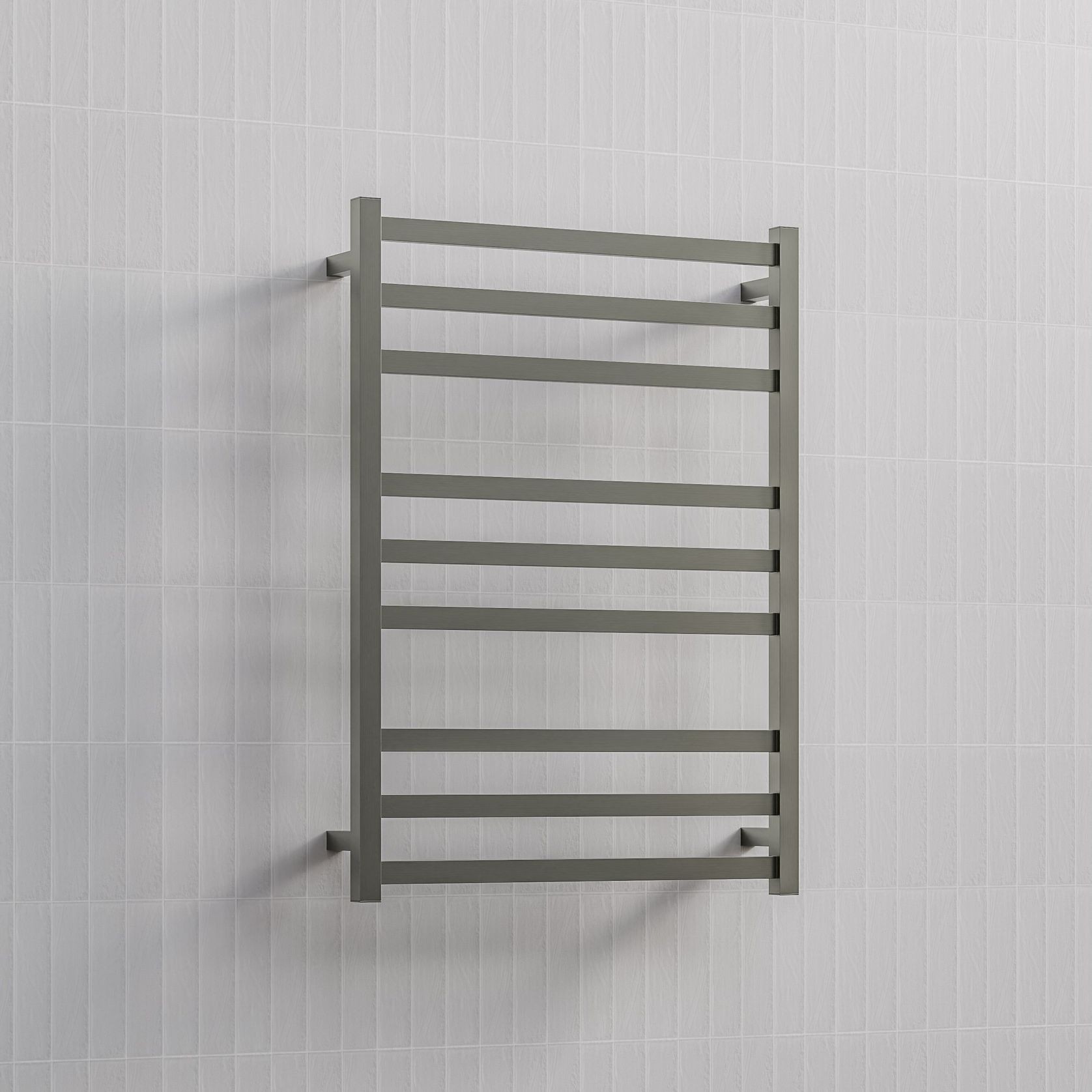 Square Heated Towel Ladder 900x650mm gallery detail image