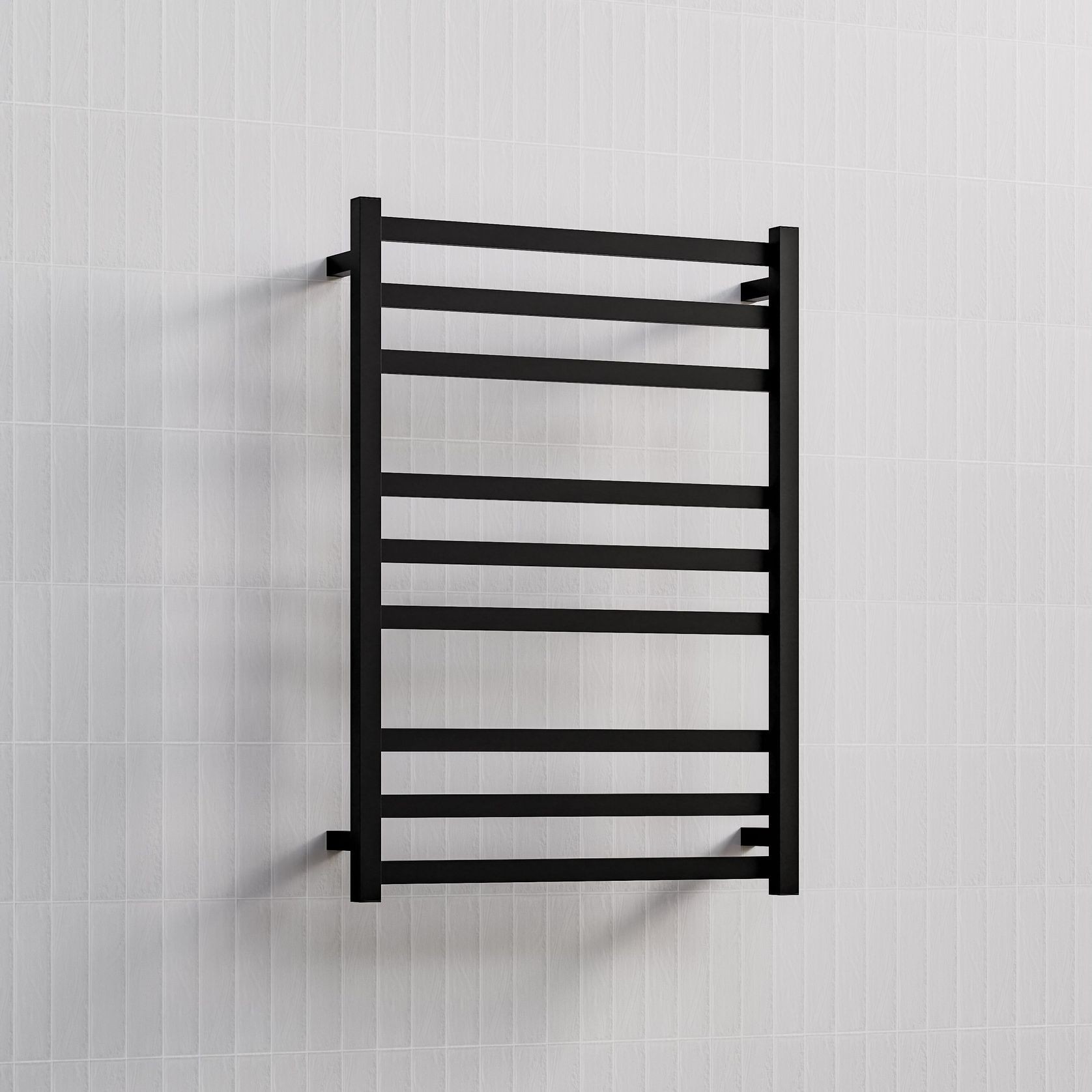 Square Heated Towel Ladder 900x650mm gallery detail image