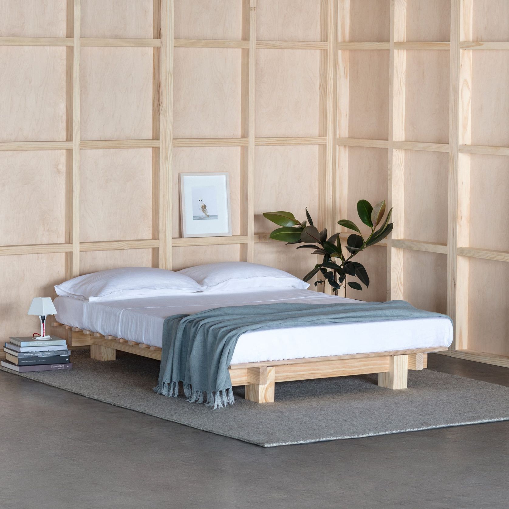 Lo-line Timber Bed Frame gallery detail image