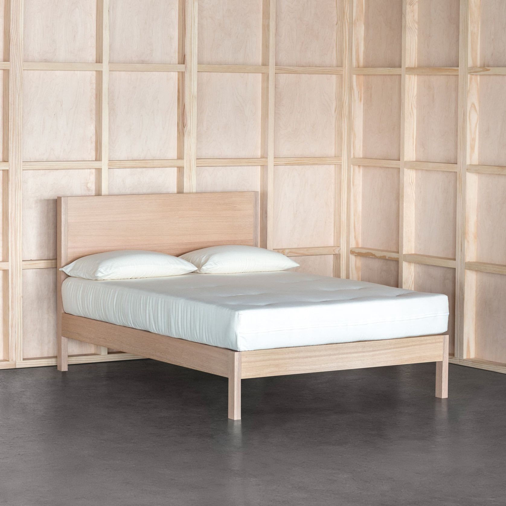 Cassia with Headboard Timber Bed Frame gallery detail image