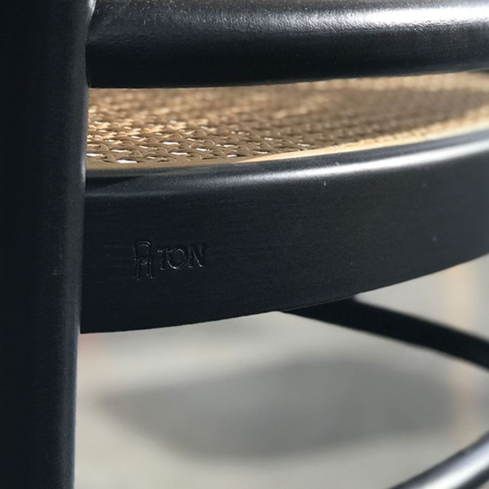 811 Hoffmann Armchair - Black Stain - by TON gallery detail image