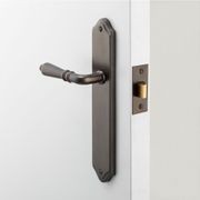Iver Sarlat Lever on Shouldered Backplate Latch Polished Brass 10212 - Customise to your needs gallery detail image
