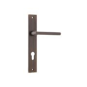 Iver Baltimore Lever on Rectangular Backplate Euro 85mm Signature Brass 10702E85 - Customise to your need gallery detail image