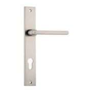 Iver Baltimore Lever on Rectangular Backplate Latch Satin Nickel 14702 - Customise to your needs gallery detail image