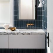 Iver Baltimore Lever on Rectangular Backplate Privacy 85mm Satin Nickel 14702P85 - Customise to your needs gallery detail image