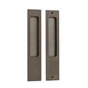 Iver Rectangular Flush Pull Passage Set Signature Brass for Sliding Doors 21411 *Pair* gallery detail image