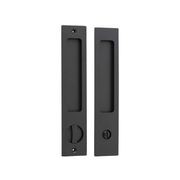 Iver Rectangular Flush Pull Privacy Set Matt Black for Sliding Doors 21413P *Pair* gallery detail image