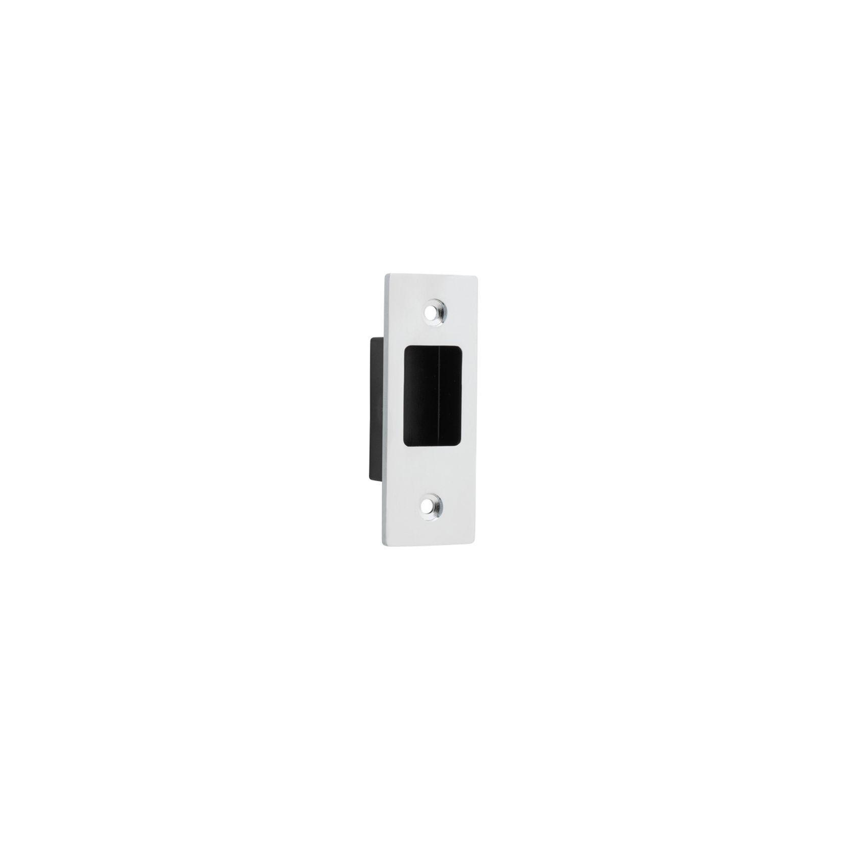 Iver Rectangular Flush Pull Euro Lock Polished Chrome for Sliding Doors 21414E *Pair* gallery detail image