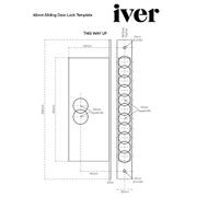 Iver Sliding Door Flush Pull Rectangular Privacy Polished Chrome Pair 21414P gallery detail image