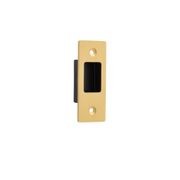 Iver Rectangular Flush Pull Privacy Set Brushed Brass for Sliding Doors 21415P *Pair* gallery detail image