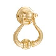 Iver Sarlat Door Knocker Polished Brass 137mm x 115mm 9390 gallery detail image
