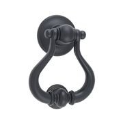 Iver Sarlat Door Knocker Matt Black 137mm x 115mm 9393 gallery detail image