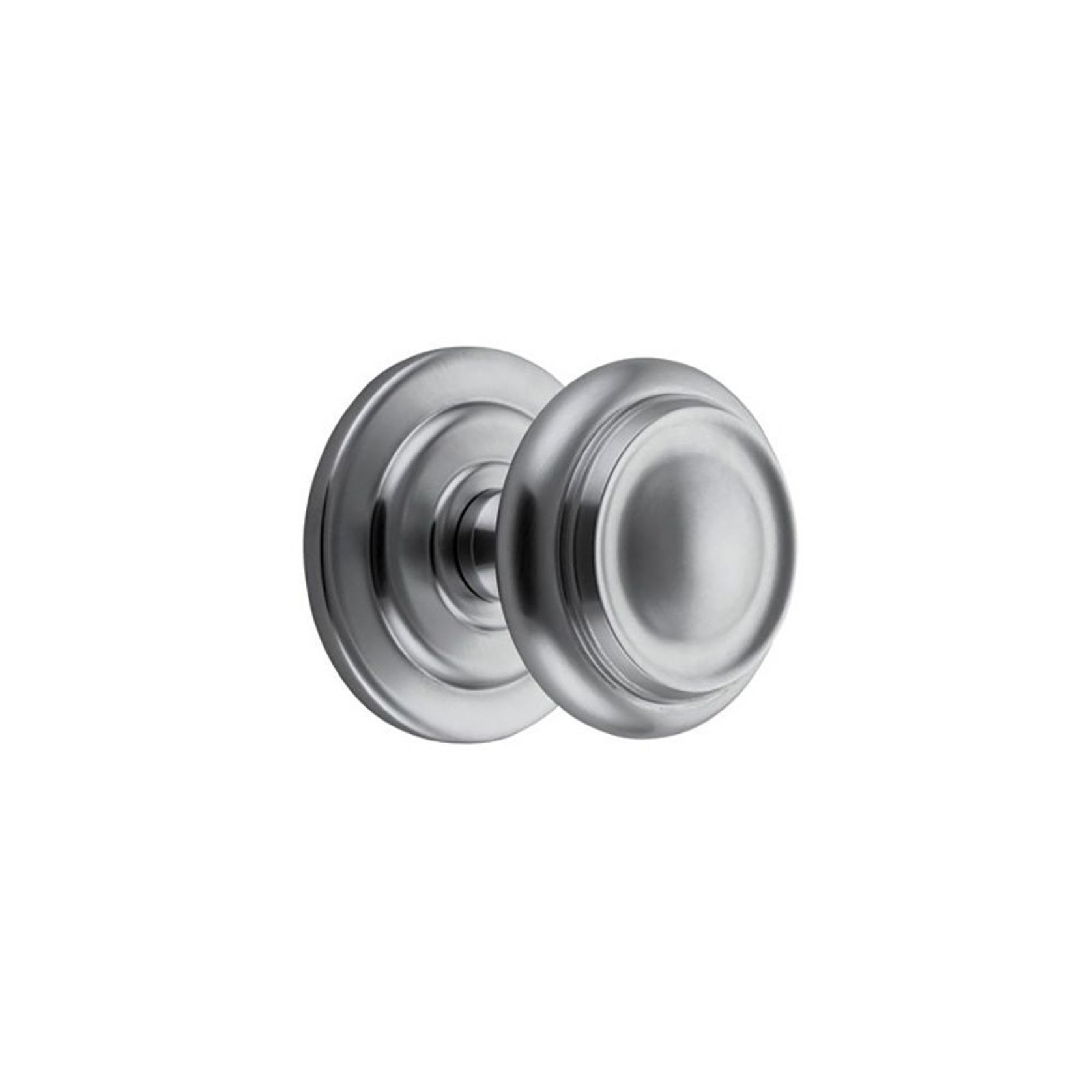 Iver Sarlat Centre Door Knob 107mm x 100mm Brushed Chrome 9405 gallery detail image