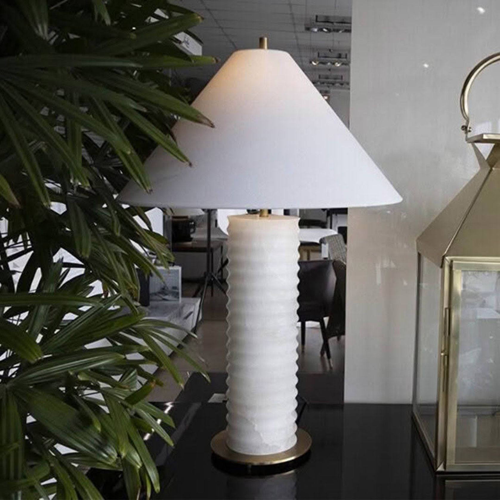 Tz - Mayfair Table Lamp - Alabaster Base gallery detail image