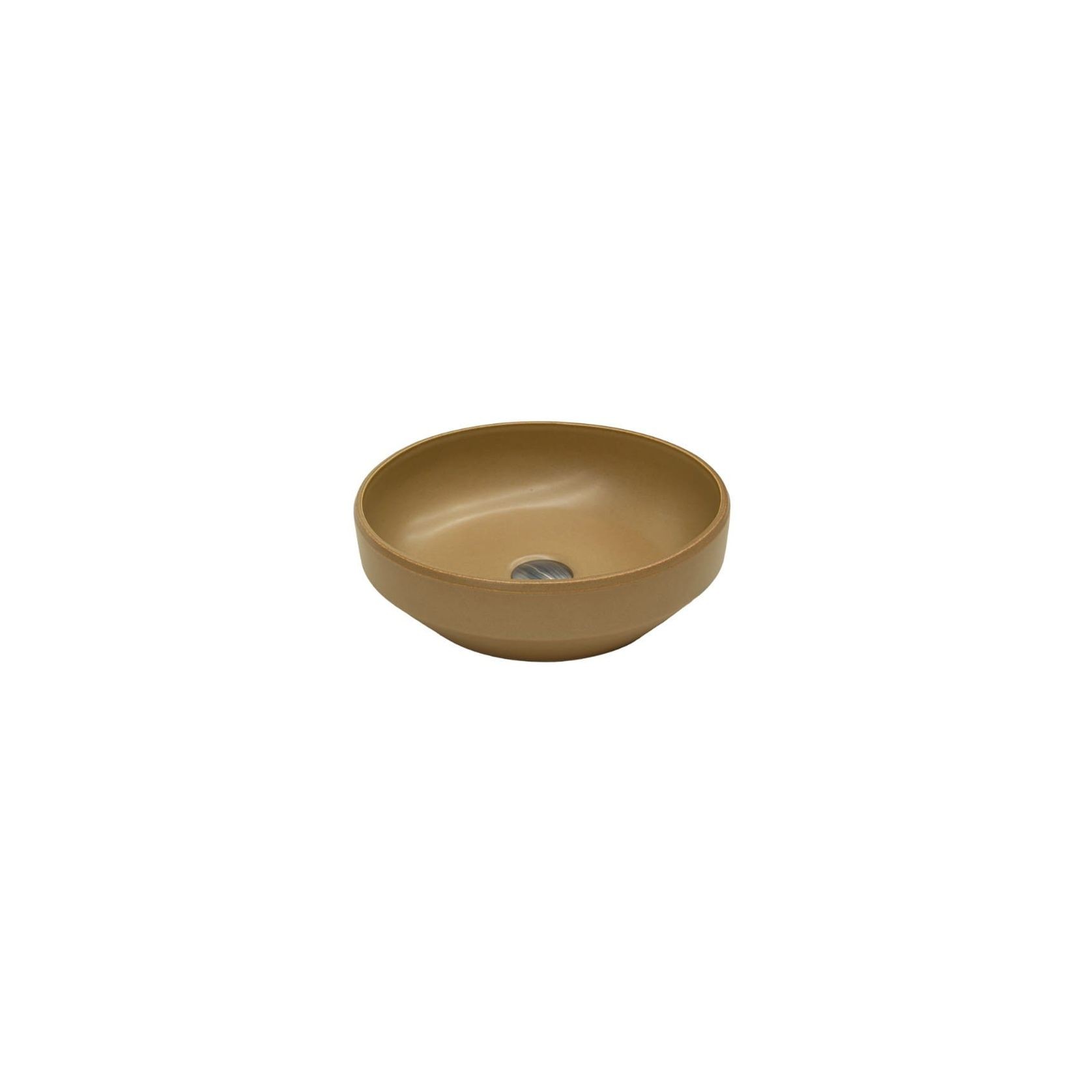 Terra 380 Round Vessel Basin Manuka gallery detail image