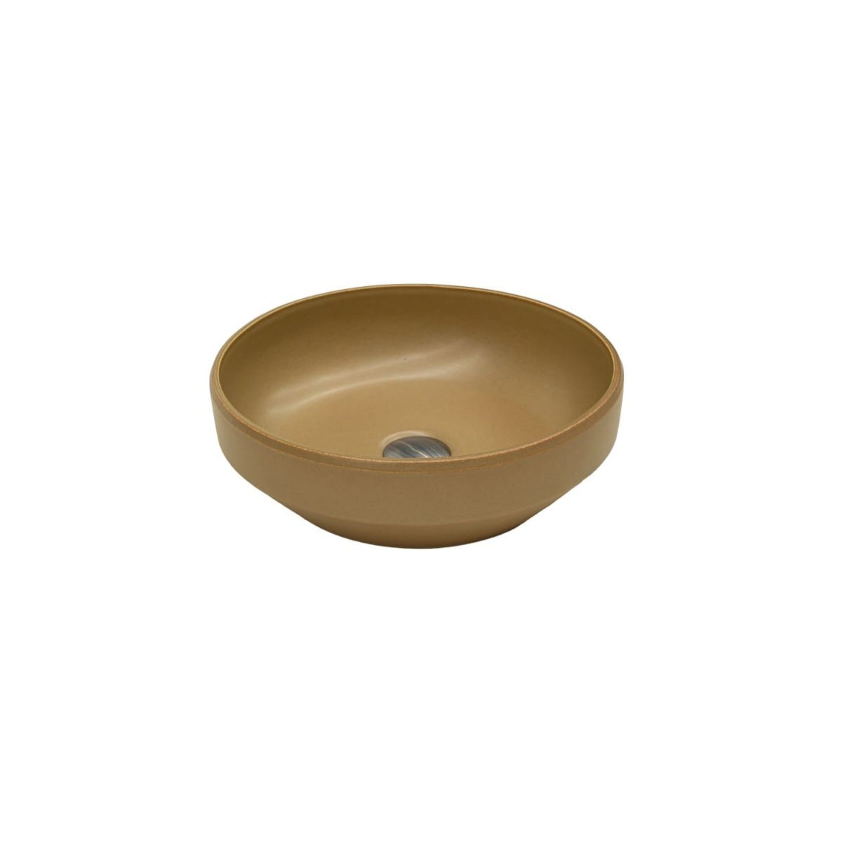 Terra 380 Round Vessel Basin Manuka gallery detail image