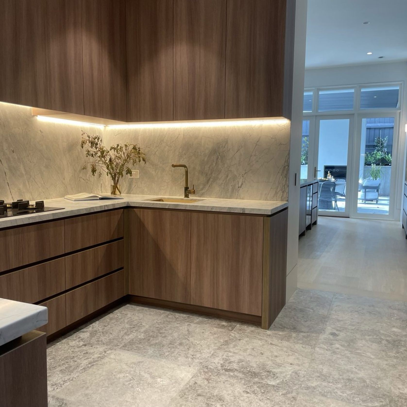 Tundra Grey Honed Limestone Tiles gallery detail image