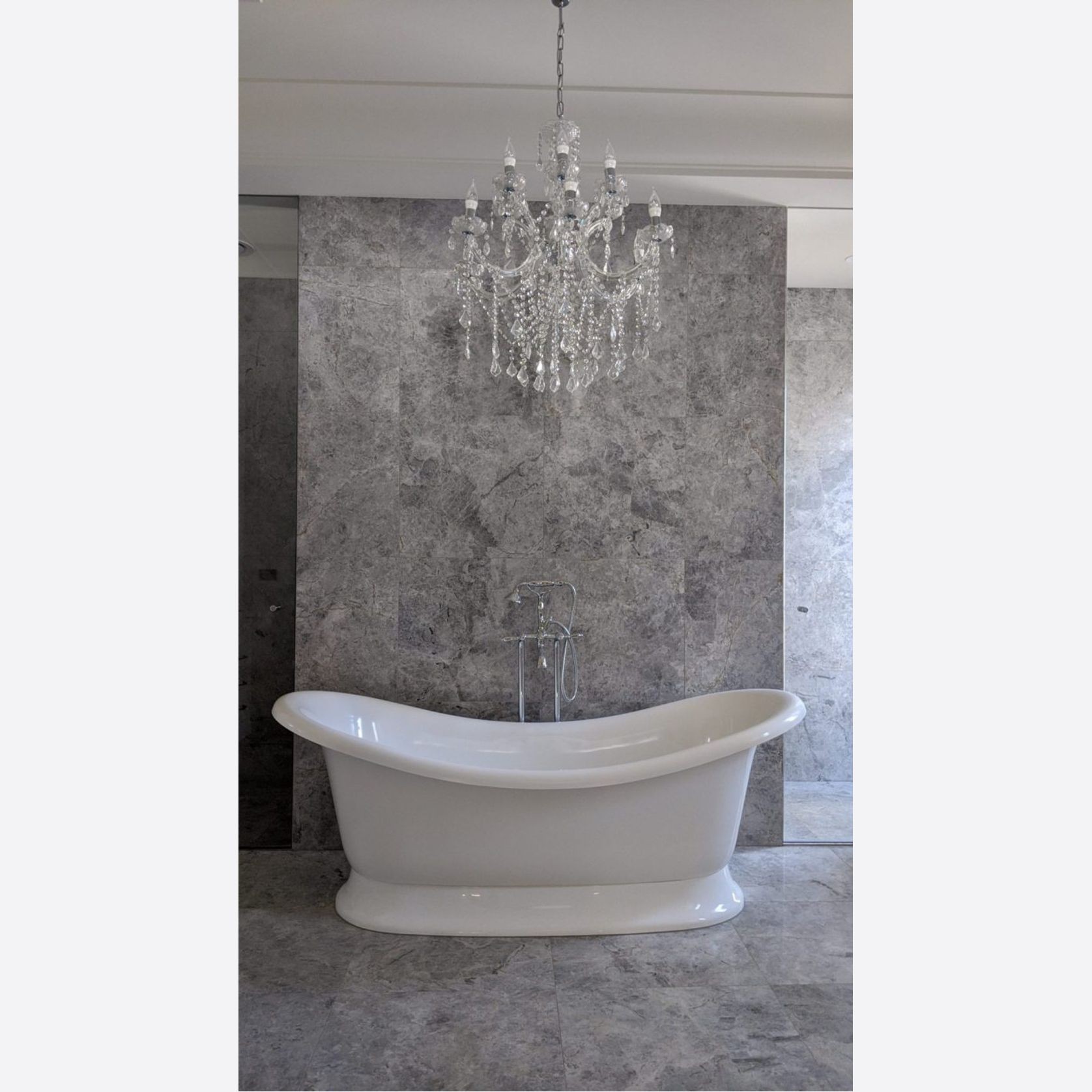 Tundra Grey Honed Limestone Tiles gallery detail image