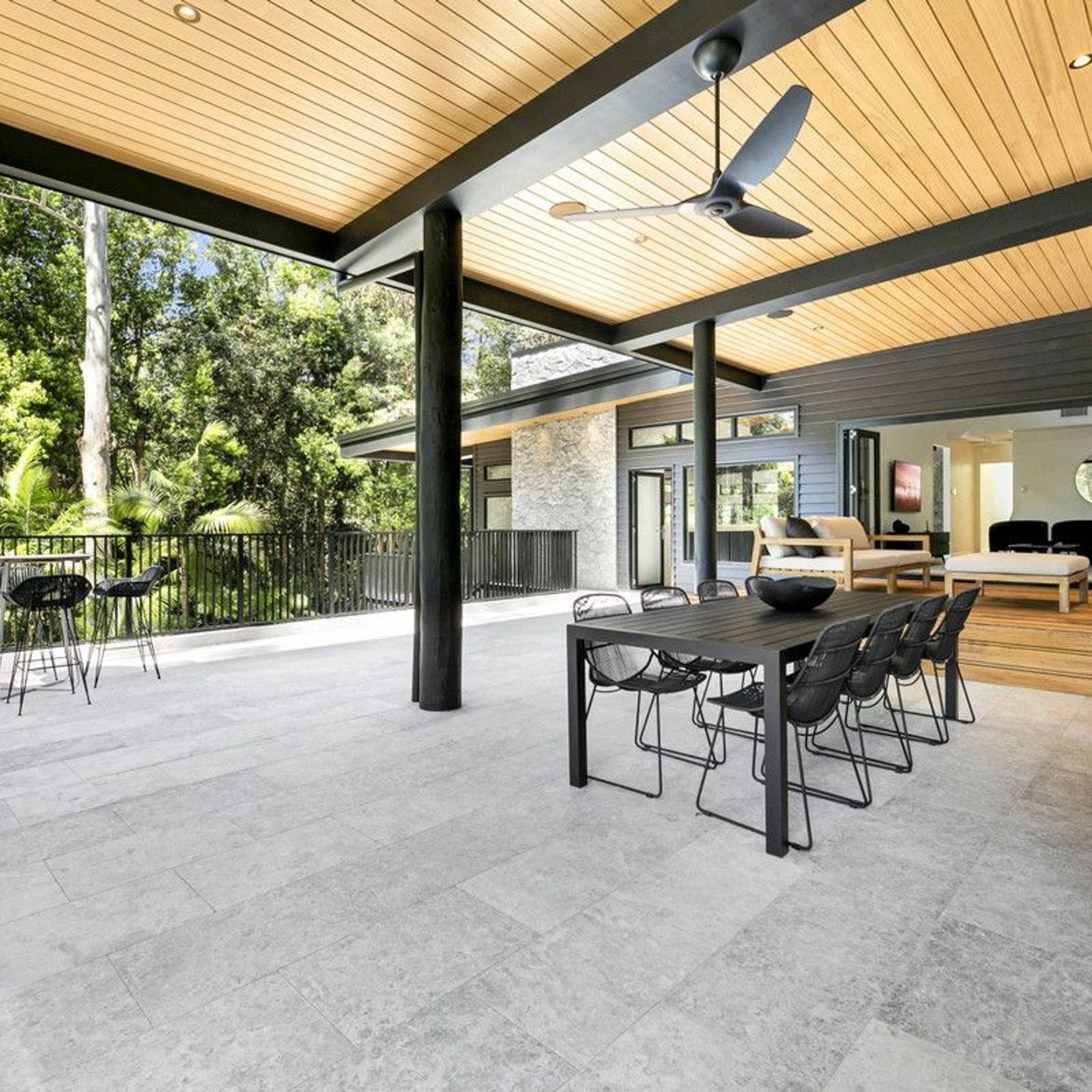 Tundra Light Sandblasted Limestone Tiles gallery detail image