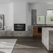 Tundra Grey Limestone Benchtop gallery detail image