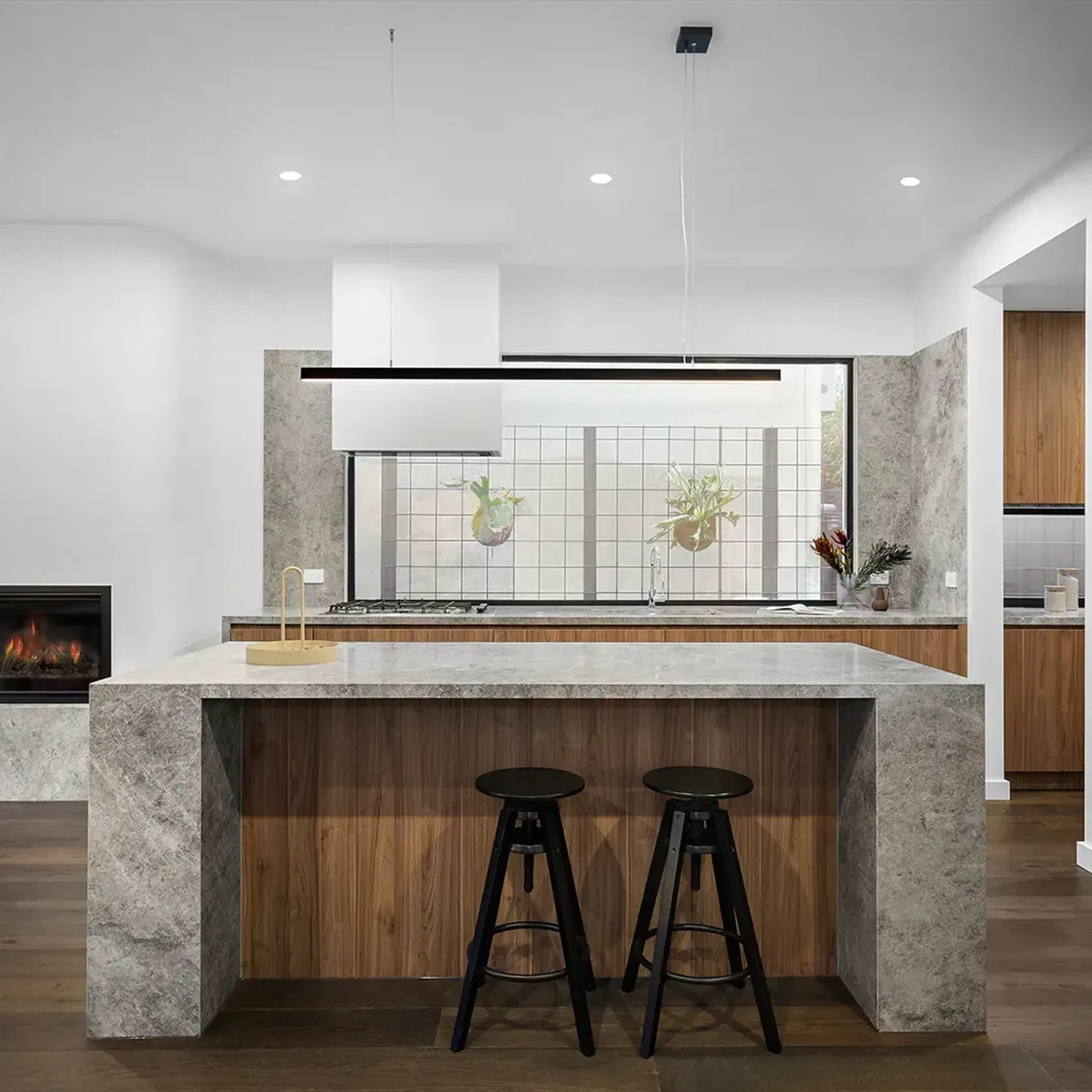 Tundra Grey Limestone Benchtop gallery detail image