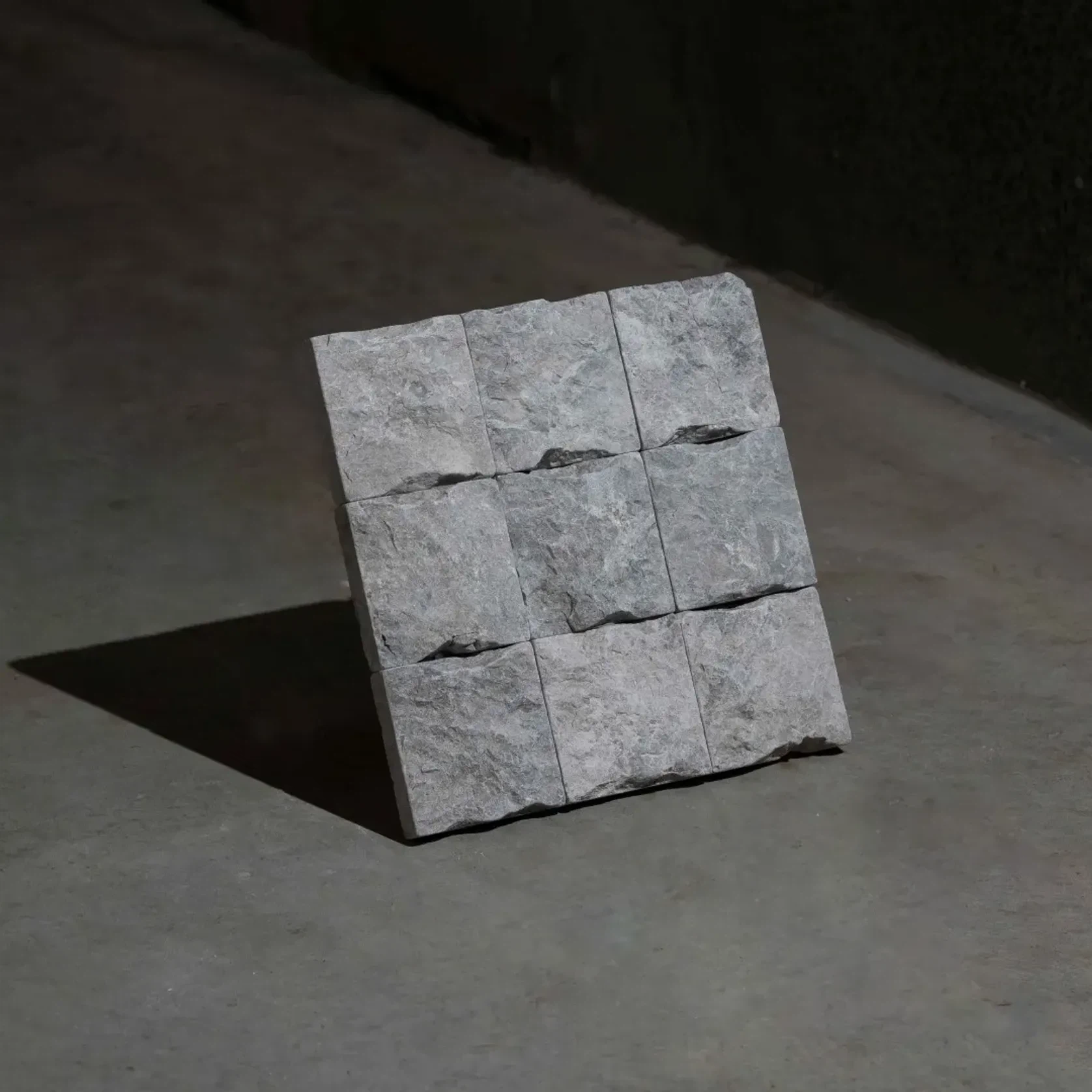 Tundra Grey Split Limestone Cobblestones gallery detail image