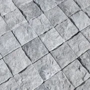 Tundra Grey Split Limestone Cobblestones gallery detail image
