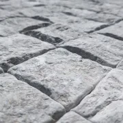 Tundra Grey Split Limestone Cobblestones gallery detail image