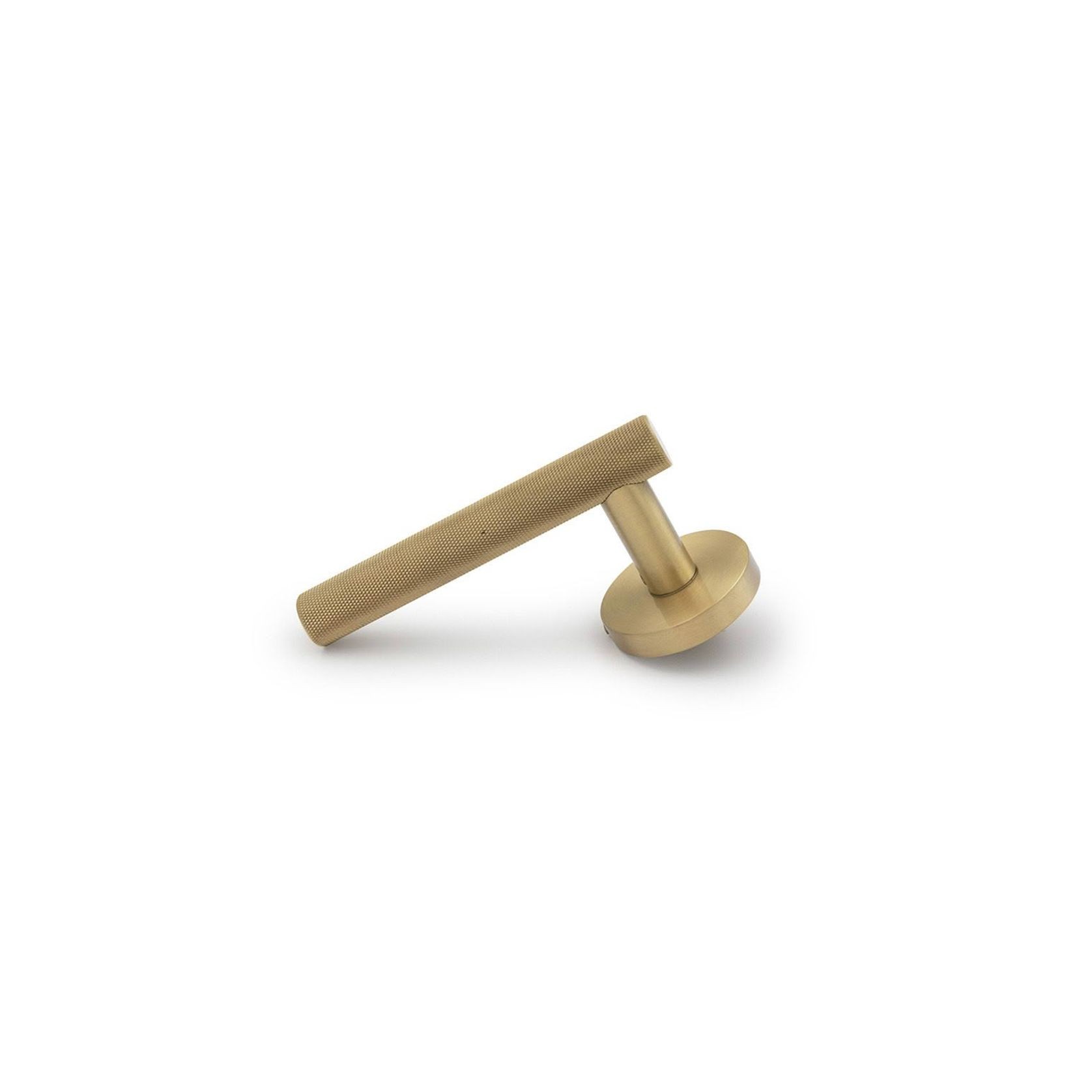 Atelier Door Lever With Latch - Brass gallery detail image