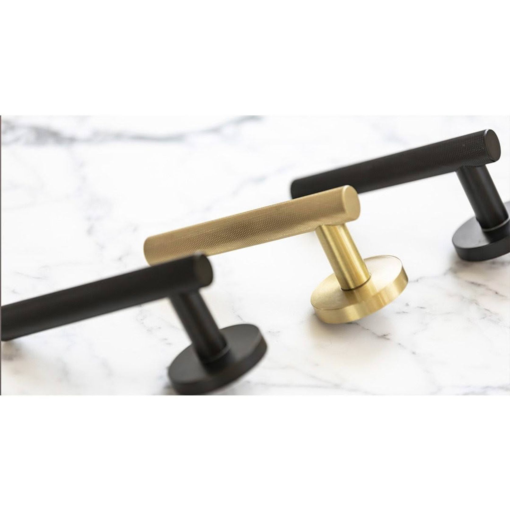 Atelier Door Lever With Latch - Oil-Rubbed Bronze gallery detail image