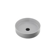 Terzofoco Grey Ribbed Short Circular Counter Top Basin gallery detail image