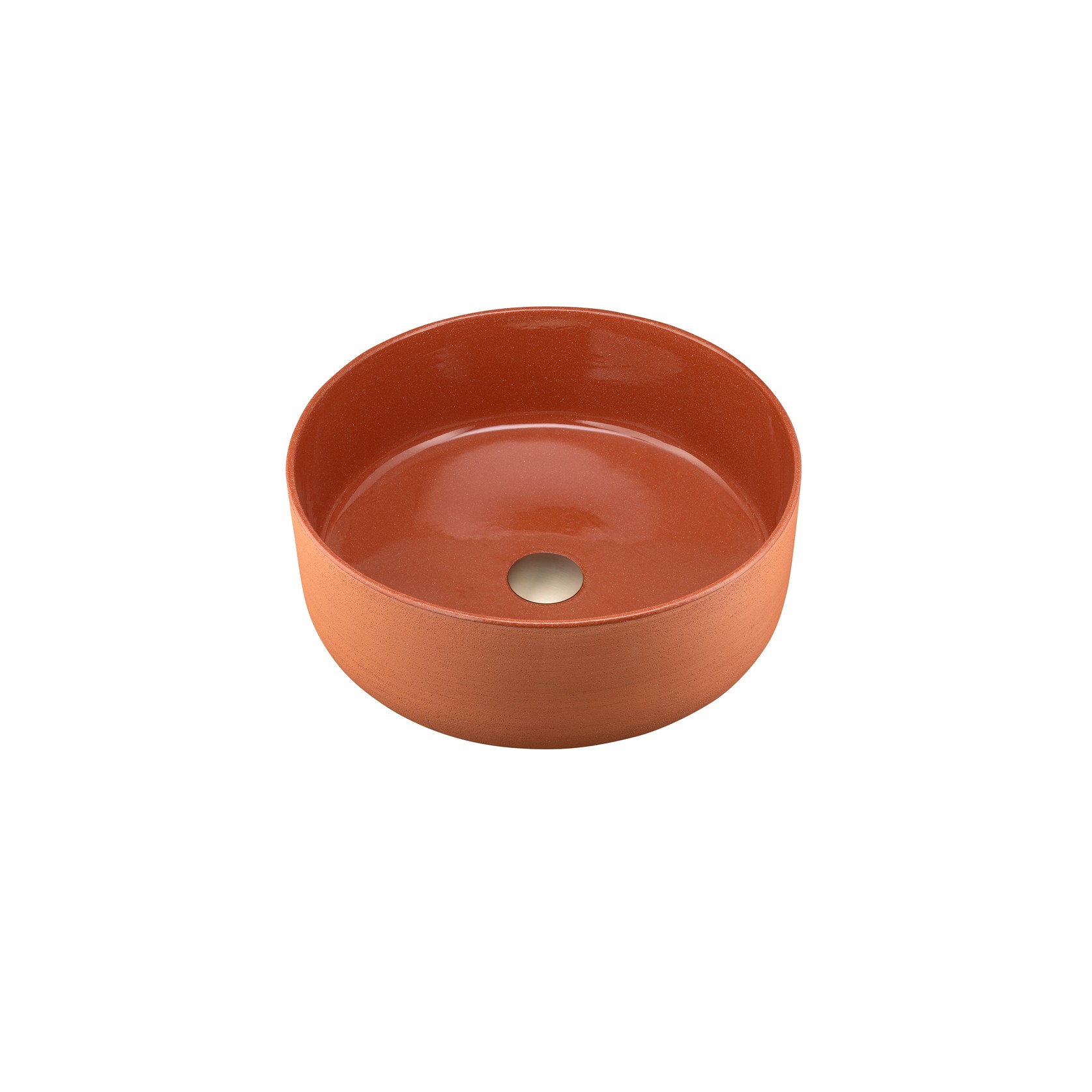 Terzofoco Red Clay Circular Counter Top Basin gallery detail image