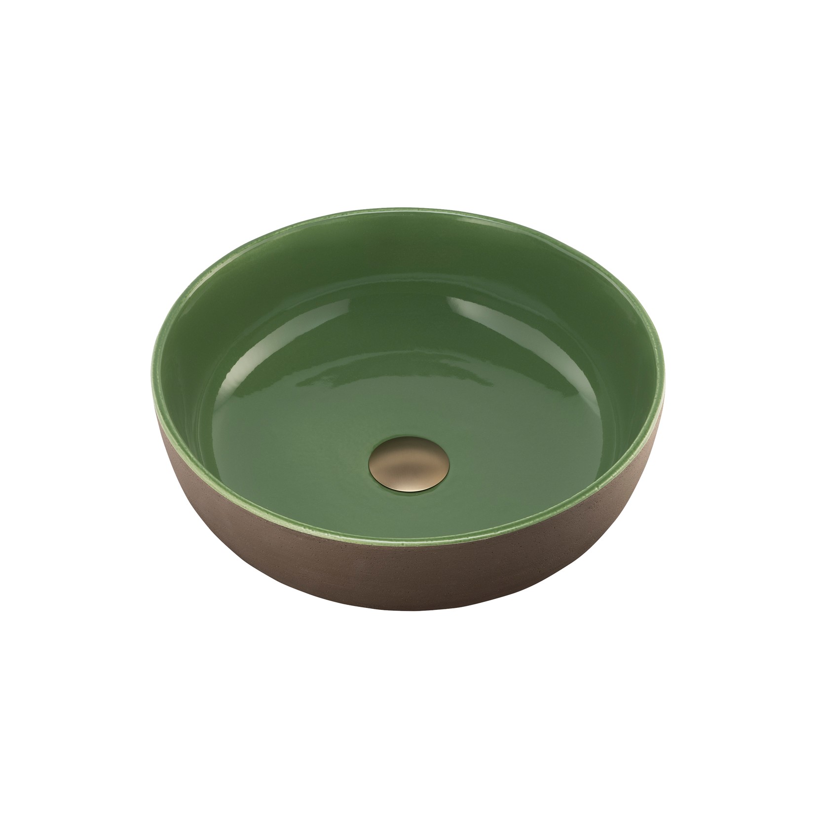 Terzofoco Natural Earth and Sage Green Curved Counter T gallery detail image