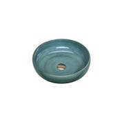 Terzofoco Emerald Green Curved Counter Top Basin gallery detail image
